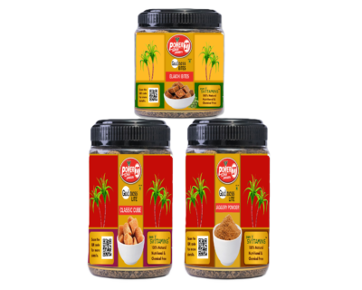 Top-Selling Pack | Classic Cube (500g), Classic Powder (500g), Elaichi Bites (250g)