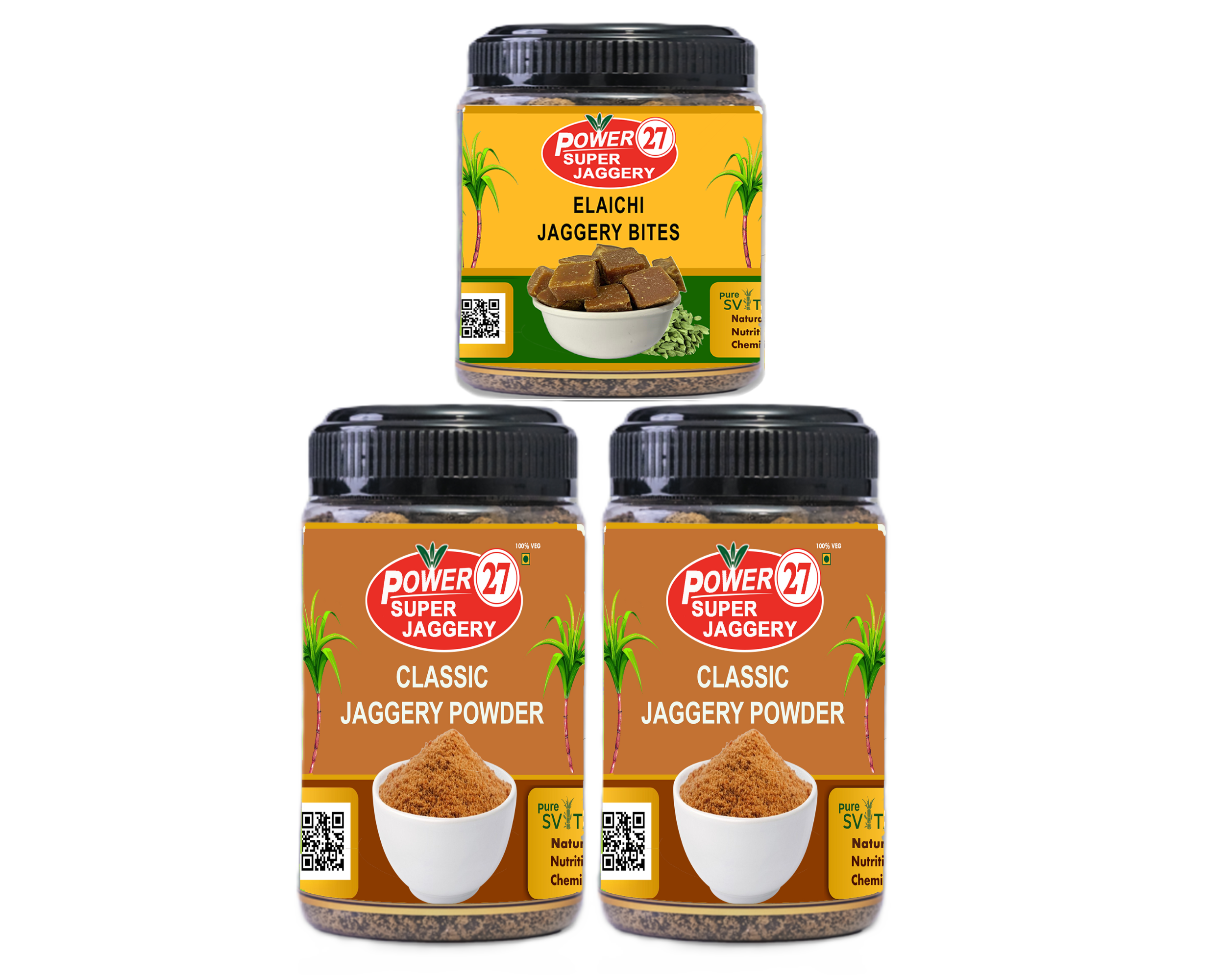 Daily Twist Pack | Classic Powder (500g x 2), Elaichi Bites (250g)