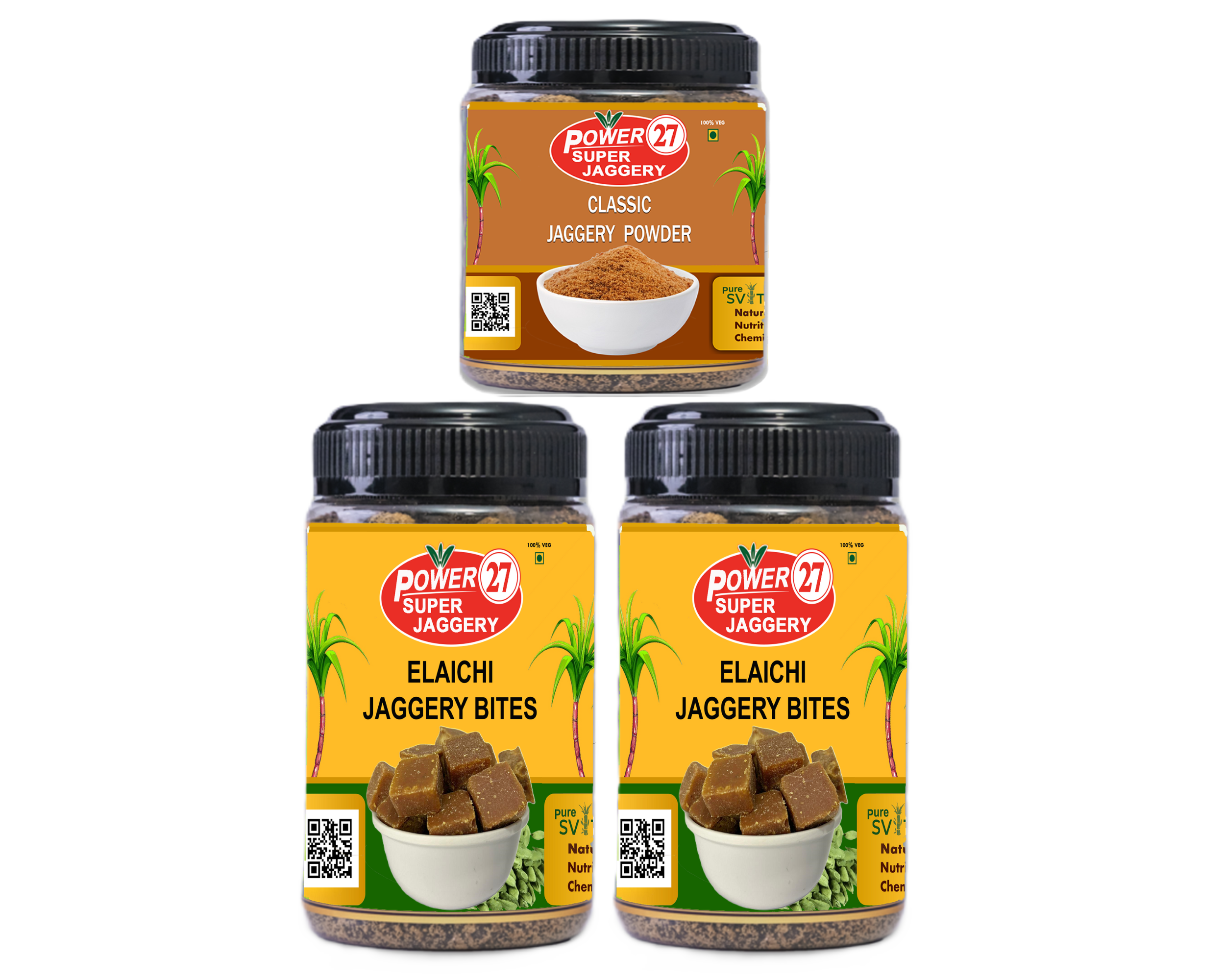 Flavour Pack | Elaichi Bites (500g x 2), Classic Powder (250g)
